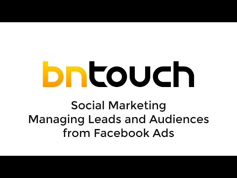 Marketing Tab: Social Marketing - Facebook Ads Integration